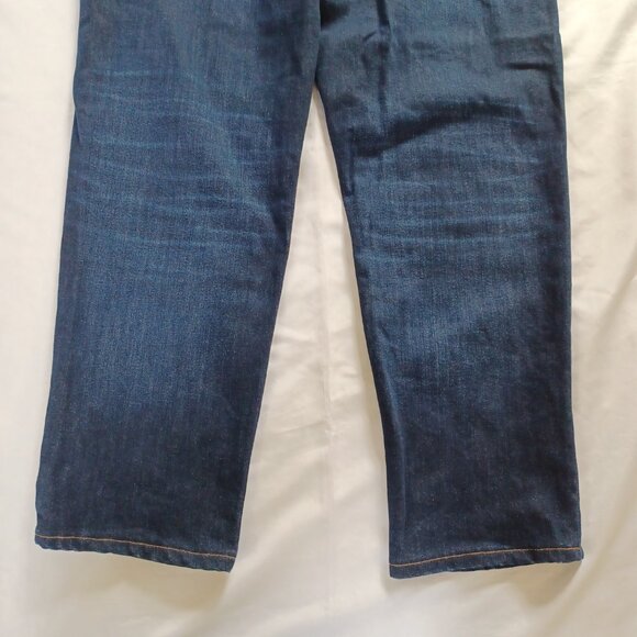 Land's End Men's Jeans Square Rigger Traditional Fit Straight Leg Size 35 x 29 - Picture 6 of 12